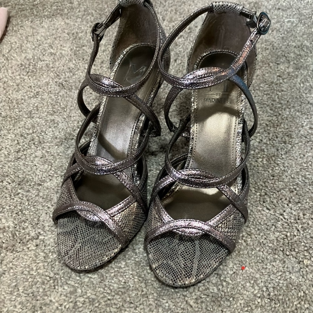 Snakeskin heels